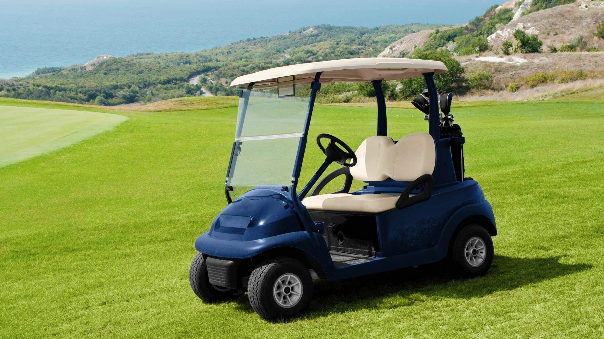 Golfvagn Offentlig snabbladdningslösning